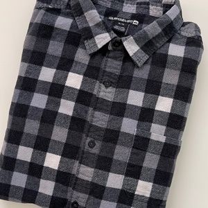 Quiksilver Flannel Button Up Shirt - XL